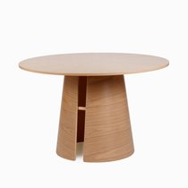 Обеденный стол Louis диаметр 120, цвет бежевый - Cosmo