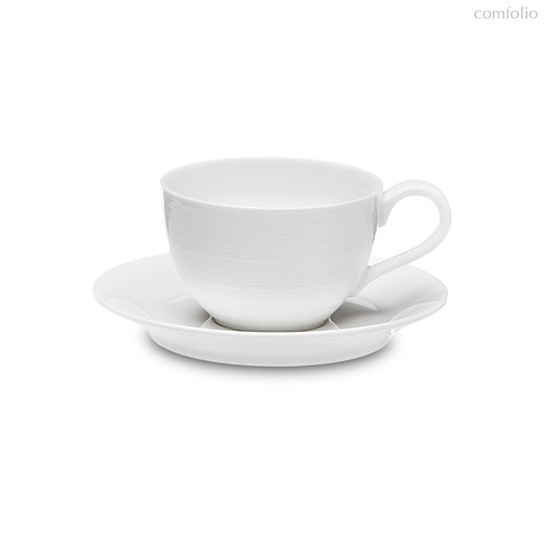 Чашка для эспрессо с блюдцем Narumi Терраса 100 мл, рельеф, фарфор костяной - Narumi
