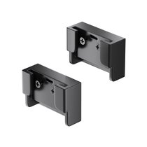 Заглушка двойная Parity черная, 2 шт в упаковке