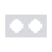 Рамка 2-постовая, белый матовый Kollinger Eleganz Plex EP2WM - Kollinger