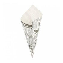 Кулек бумажный "Газета" 250 г, белый, 29,5 см, жиростойкий пергамент, 250 шт/уп, Garcia - Garcia De Pou