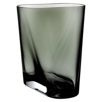 Ваза Nude Glass Инка 20 см, стекло хрустальное, дымчатая - Nude Glass