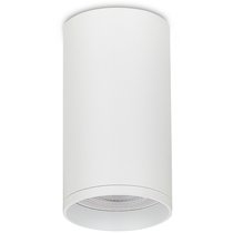 Светильник накладной, цвет БЕЛЫЙ, D55xH80мм, под лампу GU10, IP20, серия: DN02 - Donel