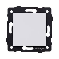 Выключатель 1-клавишный перекрестный 10А/250В, белый матовый Kollinger REA-S-006WM для Aspekt, Eleganz, Reflex - Kollinger