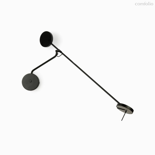 Настенный светильник Heron диаметр 11, цвет черный - Cosmo