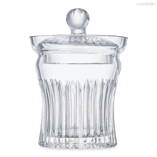 Конфетница с крышкой Decor de table Дефанс 15х21,5 см, хрусталь, прозрачная - Decor De Table