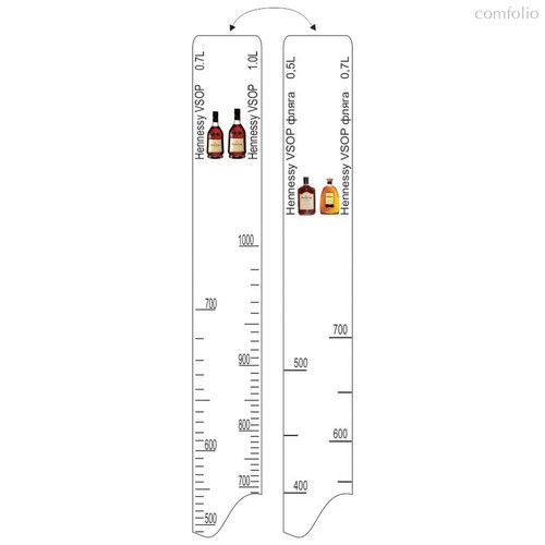 Барная линейка Hennessy VSOP (700мл/1л) / Hennessy VSOP фляга (500мл/700мл), Proff - P.L. Proff Cuisine