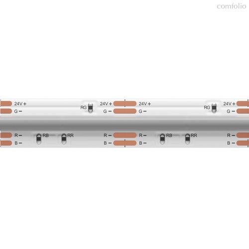 Светодиодная лента Ультра 24В COB 14Вт/м Цветная (RGB) 5м IP 20 201217 - Maytoni