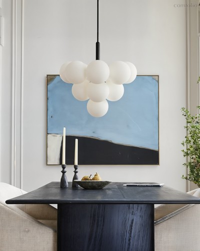 Чёрная люстра Маниса, цвет черный - Louvre Home