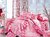 Комплект постельного белья С-106, цвет розовый, Евро - Valtery