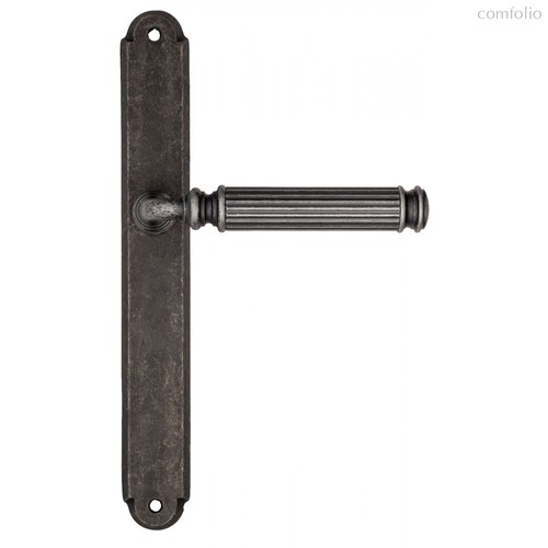 Дверная ручка на планке Fratelli Cattini "ENCIA" PL01-IA античное серебро - Fratelli Cattini