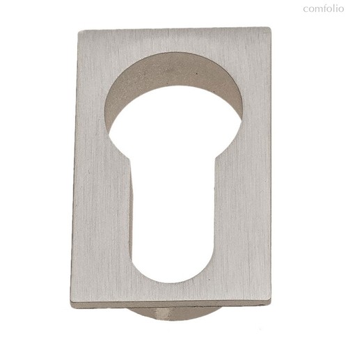 Накладка под цилиндр на прямоугольном основании Fratelli Cattini CYL 4FS-NI матовый никель 2 шт. - Fratelli Cattini