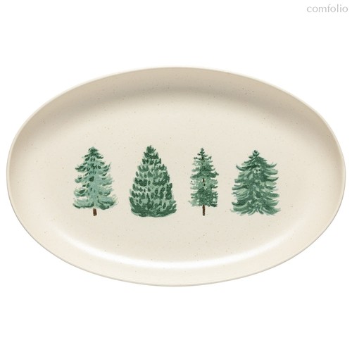 Блюдо овальное Pacifica Christmas Tree SOA411-CHT (SOA411-VC7208) - Costa Nova
