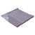 Скатерть из хлопка фиолетово-серого цвета с рисунком Ледяные узоры, New Year Essential, 180х180см - Tkano