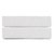Простыня на резинке из сатина белого цвета из коллекции Essential, 160х200х30 см - Tkano