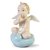 Фигурка NAO Ангел на голубом облаке 10х12х17 см, фарфор - NAO