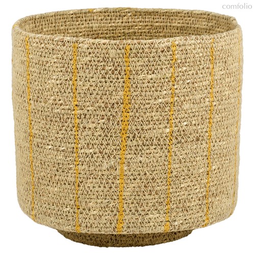 Кашпо плетеное Ochra light stripe - Covali