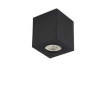 LED, Basis, светильник накладной, GU10, L80xW80хH90мм, IP20, черный RAL9005, без лампы - Donolux