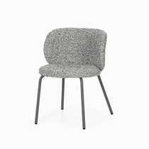 Обеденный стул Soot, цвет светло-серый/серый - Cosmo