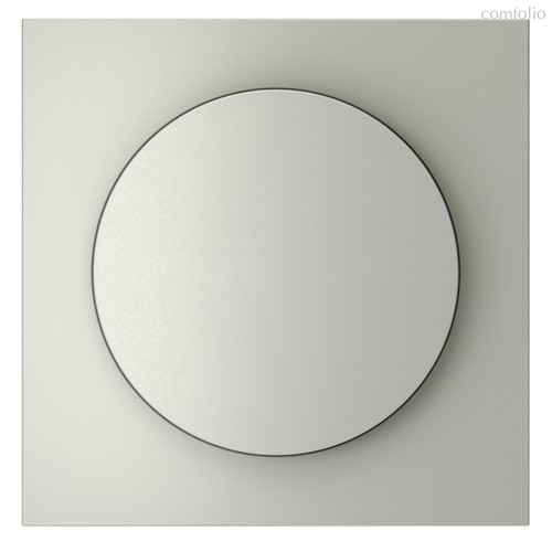 Накладка для светорегулятора поворотно-нажимного, S70 сталь - Voltum