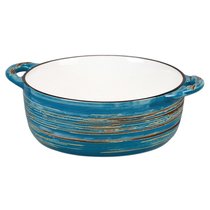 Чашка для супа Texture Dark Blue Lines 14,5 см, h 5,5 см, 580 мл - P.L. Proff Cuisine