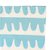 Штора для ванной Popple голубого цвета Cuts&Pieces, 180х200 см - Tkano