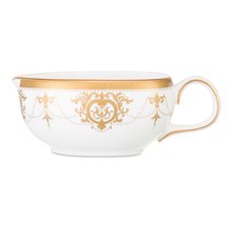 Соусник с ручкой Narumi Золотая тиара 110 мл, фарфор костяной