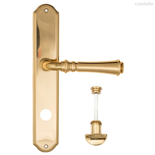 Дверная ручка на планке Fratelli Cattini GRACIA WC-2 PL02-OLV полированная латунь - Fratelli Cattini