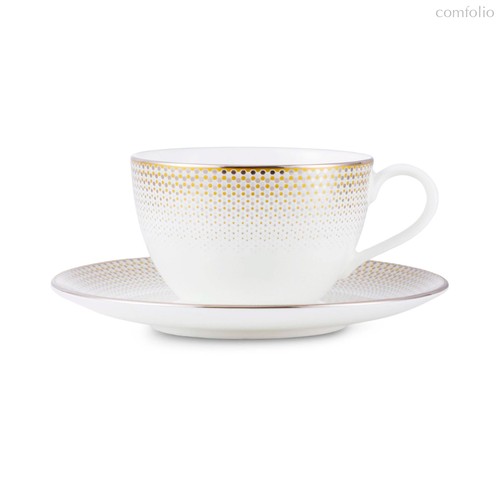 Чашка чайная с блюдцем Narumi Сверкание топаза 270 мл, фарфор костяной - Narumi