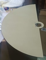 Бра Ghaban A1086 черный металл с тканевым диском 1086/60 см оливковый, разноцветный - Aromas del Campo