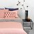 Комплект постельного белья полутораспальный из сатина цвета пыльной розы из коллекции Essential - Tkano