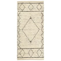 Ковер из переработанного хлопка Dispur из коллекции Ethnic, 70x160см - Tkano