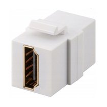 Вставка Keystone с разъемом HDMI F-F 147402 WT, белый - Rikett