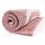 Коврик для ванной Go round цвета пыльной розы Cuts&Pieces, 60х90 см - Tkano