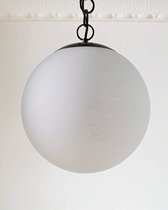 Светильник с текстурированным стеклом Мэйси Ø 35, цвет черный - Louvre Home