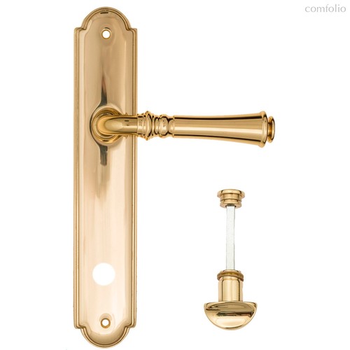 Дверная ручка на планке Fratelli Cattini GRACIA WC-2 PL257-OLV полированная латунь - Fratelli Cattini