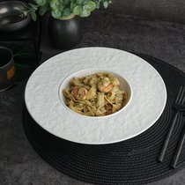 Тарелка глубокая 320 мл d 27,7 см h4,3 см для пасты White Matt Panasia P.L. Proff Cuisine - P.L. Proff Cuisine