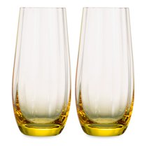 Набор стаканов для воды Moser Оптик 350 мл, 2 шт, желтый, п/к - Moser
