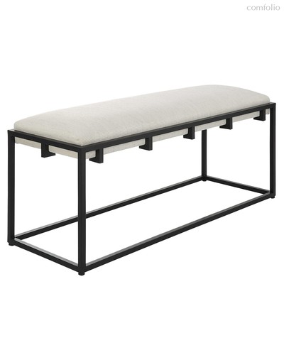 Чёрная банкетка Броган - L, цвет бежевый - Louvre Home