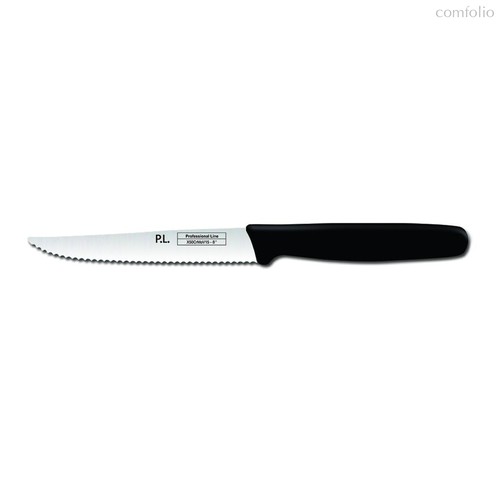 Нож PRO-Line для нарезки, волнистое лезвие, 11 см, пластиковая черная ручка, P.L. Proff - P.L. Proff Cuisine