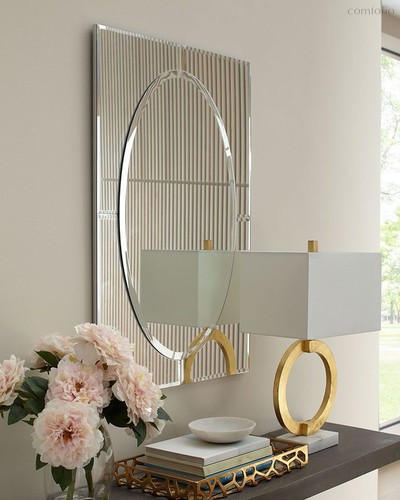 Зеркало в зеркальной раме Корк, цвет серебряный - Louvre Home