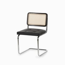 Обеденный стул Amon, цвет хром/черный - Cosmo