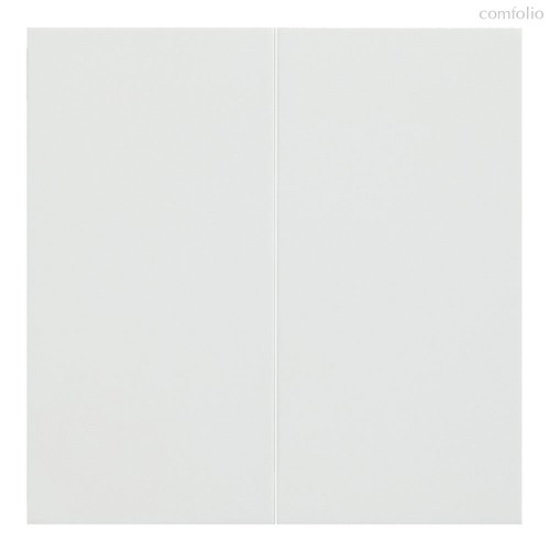 Клавиши для двухклавишного перекрестного выключателя 35614 MW, белый сатин - Rikett