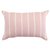 Чехол на подушку декоративный в полоску цвета пыльной розы из коллекции Essential, 40х60 см - Tkano