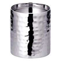 Подсвечник для интерьерной свечи Edzard Агадир d8,5хh10 см для свечи 8 см, сталь нержавеющая