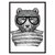 Медведь в очках, 50x70 см - Dom Korleone