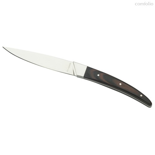 Набор ножей для стейка Legnoart Porteouse , 4 шт, ручка из темного дерева, п/к - Legnoart