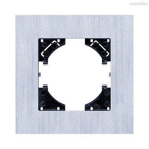 Рамка 1-постовая, серебро Kollinger Reflex AL RA1SR - Kollinger