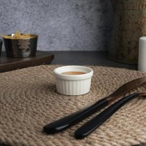 Соусник 30 мл d 5 см h2,8 см круглый Рамекин белый фарфор Fine Plus 12шт. - Noble