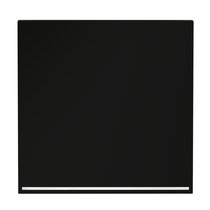 Клавиша для выключателя/переключателя одноклавишного с подсветкой, S70 черный матовый - Voltum